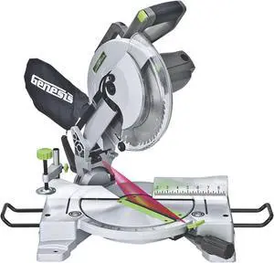 Genesis GMS1015LC 15-Amp 10-In. Compound Miter Saw with Laser Guide and Blade Genesis GMS1015LC 15-Amp 10-In. Compound Miter Saw with Laser Guide and Blade