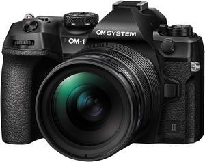 OM System Mark II 20.4 Megapixel Mirrorless Camera with Lens
