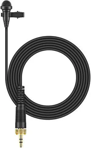 Sennheiser ME2 Omnidirectional Electret Condenser Lavalier Mic with Clip and Grille Windscreen