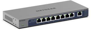 NETGEAR 8-Port Gigabit Ethernet Unmanaged Switch with 1 dedicated 10G SFP+ Port | GS108MX-100NAS
