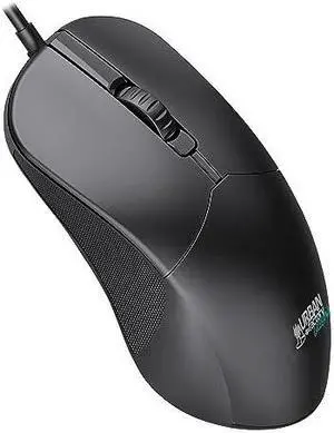 Urban Factory CYCLEE Eco-Designed Ambidextrous Computer Mouse, Black GWM01UF