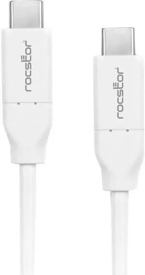 Rocstor Premium USB-C Charging Cable 2m 6ft Up to 100W PD-M/M- Black
