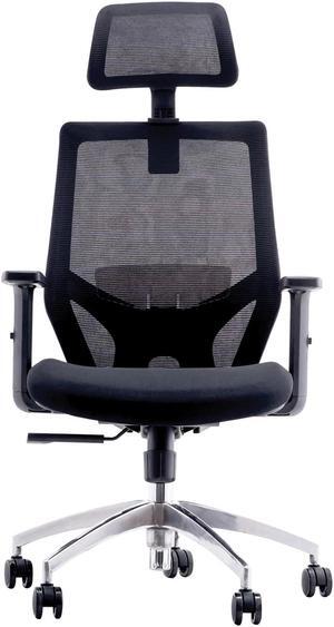 ERGO ADJUSTABLE OFFICE CHAIR WITH BACK SUP