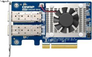 QNAP QXG-25G2SF-E810 25Gigabit Ethernet Card QXG25G2SFE810