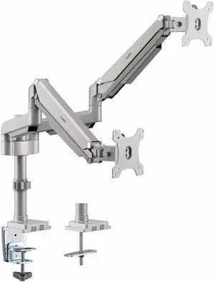 Rocstor ErgoReach EP18 Premium Aluminum Dual Arm Monitor Mount Y10N023-S1