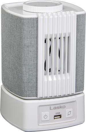 Lasko SlumberBreeze 2-in-1 Personal Fan With White Noise White SB101