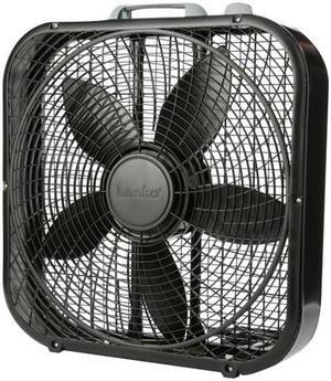 Lasko 20" Weather-Shield Power Plus Portable Box Fan Black B20801