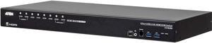 ATEN CS18216 16-Port USB 3.0 4K HDMI KVM Switch with Rack Mounting Kit CS18208