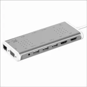 SMK-Link USB-C 100W Mini Docking Station with Multi-Stream Triple-Video VP6955