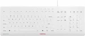 Cherry Stream Protect Keyboard with Silicone Membrane, White JK-8502US-0