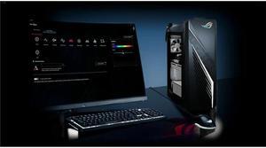 Asus ROG G16CHR G16CHR-XS776S Gaming Desktop Computer Intel Core i7 14th Gen i7-14700F 32 GB 1 TB SSD Tower Gray Intel Chip Windows 11 Pro NVIDIA GeForce RTX 4070 SUPER G16CHRXS776S