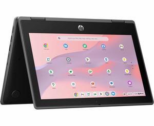 HP Fortis G5 11.6" Touchscreen Chromebook -  Intel N-Series N100 - 8 GB - 64 GB Flash Memory - Intel Chip - 1366 x 768 - ChromeOS - Intel UHD Graphics - BrightView - Front Camera/Webcam  9R397UT#ABA