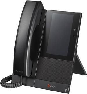 Poly CCX 500 Corded Bluetooth Desktop IP Phone Black 82Z76AA