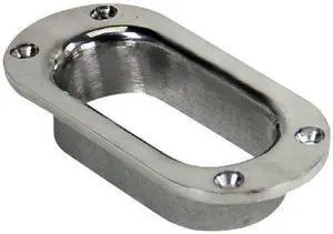 WHITECAP HAWSE PIPE 1-1/2" X 3-3/4" 316 SS
