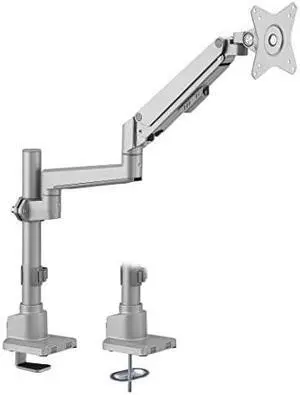 FULL MOTION SINGLE MONITOR DESK MOUNT, HEIGHT ADJUSTABLE WITH GAS SPRING ARM