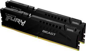 Kingston FURY Beast 32GB (2 x 16GB) DDR5 6000 (PC5 48000) Memory (Desktop Memory) Model KF560C36BBE2K2-32