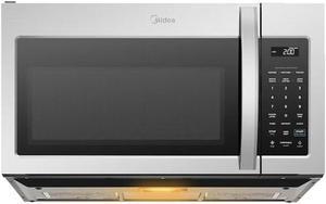 Midea MMO17S3AST 1.7 Cu. Ft. Stainless Steel Over-the-Range Microwave