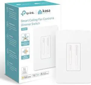 Kasa Smart KS240 Ceiling Fan Control and Dimmer Switch