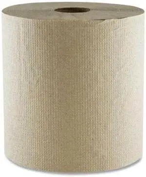 Hard Wound Towel 1 Ply 8" x 700 ft Kraft 6/Carton 6700R