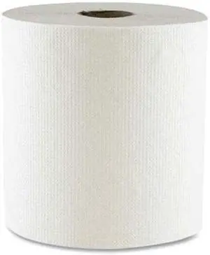 Hard Wound Towel 1 Ply 8" x 700 ft White 6/Carton 6700W