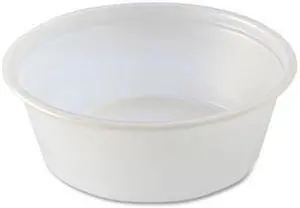 Fabri-Kal 1.5oz Translucent Squat Portion Cup 2500Ct 9505194