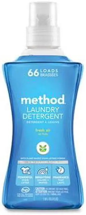 Laundry Detergent Fresh Air Scent 53.5 oz Bottle 4/Carton 318025