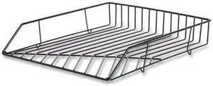 Vena Paper Tray 1 Section Holds 11" x 8.5" Sheets 10.04 x 12.44 x 2.01 Black 3840U0312