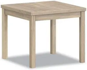 HON 80000 Laminate Occasional End Table, 24"W x 20"D x 20"H, Kingswood Walnut