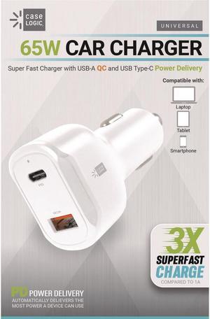 PD Car Charger 60 W Two 2 A Ports White CLPDV6105WT