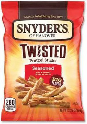 Pretzels Seasoned 2.25 oz Bag 36/Carton OFX14750
