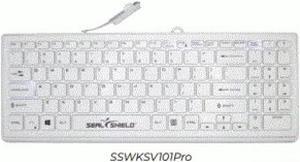 Seal Shield Cleanwipe Pro Waterproof Keyboard, Black SSKSV101PRO
