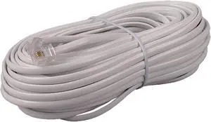 RCA TP443WHR 50 Ft White Phone Line Cord