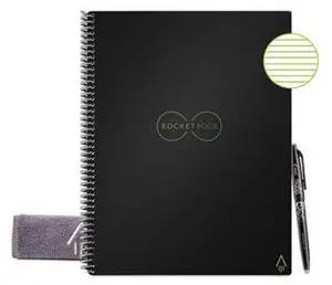 Core Smart Notebook Medium/College Rule Black Cover 11 x 8.5 16 Sheets EVR2LRCA