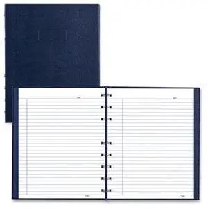 NotePro Notebook 1-Subject Medium/College Rule Blue Cover 75 9.25 x 7.25 Sheets A7150BLU