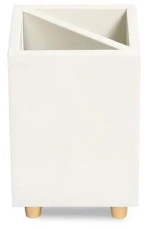 Juliet Pencil Cup 3"w x 3"d x 4"h White 3466U0312