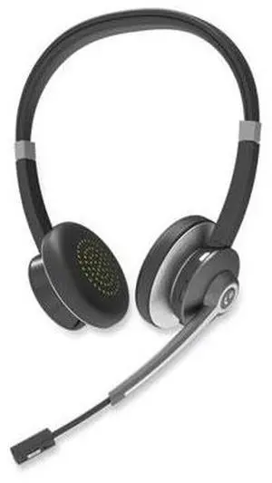 Innovera IVR70003 Binaural Over The Head Bluetooth Headset Black/Silver