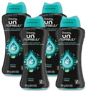 Unstopables In-Wash Scent Booster Beads Fresh Scent 24 oz Pour Bottle 4/Carton 80730043