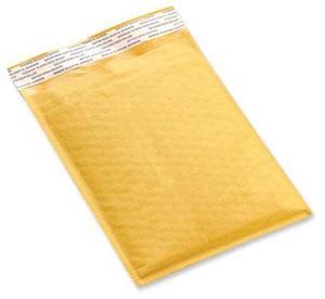 Universal Peel Seal Strip Cushioned Mailer #0 Extension Flap 6 x 10 250/Ctn 4275