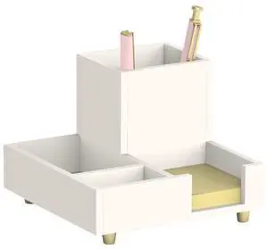Juliet Compartment Cup 6.25"w x 6.25"d x 4.75h" White 5217U0312