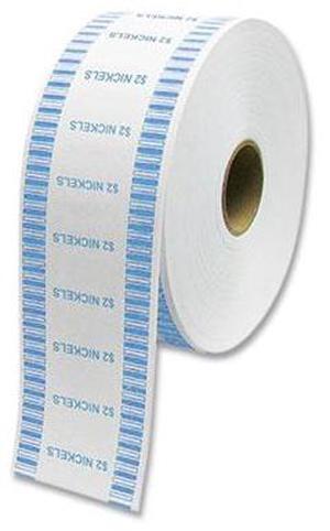 ControlTek Automatic Coin Wrapper Roll Nickels $2.00 Kraft 8 Rolls 575035