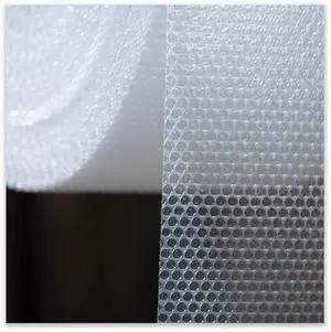 Universal Bubble Packaging 0.19" Thick 12" x 10 ft Perforated Clear 12/Ctn 4275