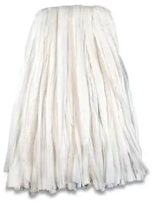 Edge Non-Woven Wet Mop Head Rayon #16 1.5" Headband White BW816