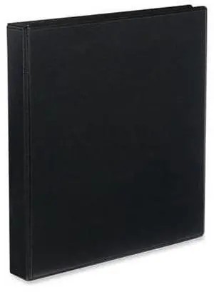 Universal Office Slant D-Ring View Binder 3 Rings 1" 8.5x11 Black 12Ct 1147