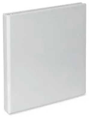 Universal Office Slant D-Ring View Binder 3 Rings 1" 8.5x11 White 12Ct 1147