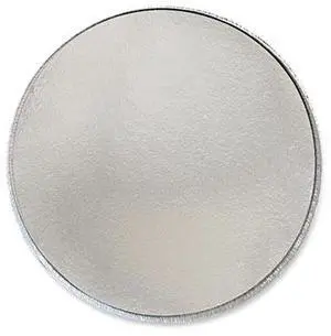 Round Aluminum To-Go Containers with Lid 48 oz 9" Diameter x 1.66" h Silver 200/Carton BWKROUND9COMBO