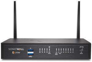 SonicWall TZ370W Wireless Firewall (Gen 7) w/ Secure Upgrade Plus (3-Year Advanced Protection Security Suite) and 1 Year CSE | 03-SSC-3009