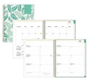 2025-2026 Day Designer Palms Frosted Weekly/Monthly Academic Planning Calendar, 8-1/2" x 11", July 2025 to June 2026, 137891