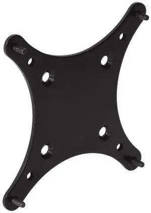 HAT Design Works Mounting Adapter for Flat Panel Display Adapter Plate Monitor Black 7VESASTAR175603