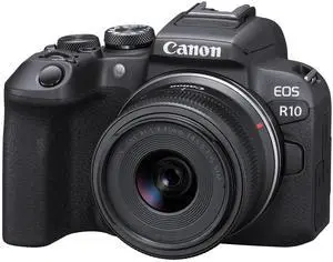 Canon EOS R10 Mirrorless Camera with RF-S 18-45mm Lens Kit Canon EOS R10 Mirrorless Camera with RF-S 18-45mm Lens Kit