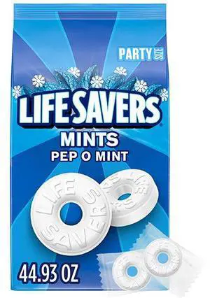 Mars Lifesavers Pep-O-Mint Breath Mints Hard Candy, 44.93 Oz